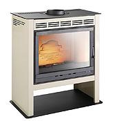 Poêle à bois - Habillage Phoenix - Puissance 14 kW - Longueur de bûches 55 cm - Norme EN 13229_0