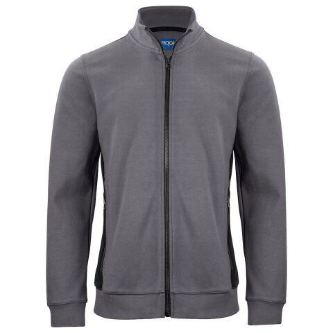 PROJOB 2129 SWEATSHIRT PRIO BICOLORE FULL ZIP GRIS - TAILLE M