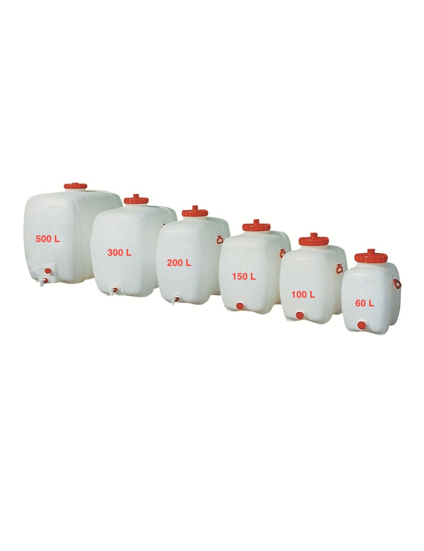 Bidon Pe translucide 2,5 L avec robinet