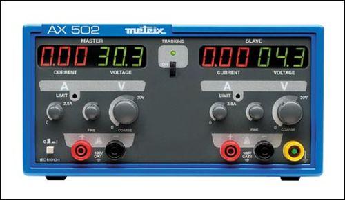 ALIMENTATION LINÉAIRE DOUBLE DE LABORATOIRE 150 W; 2X 30V/2.5A