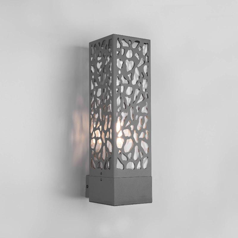 TRIO LIGHTING APPLIQUE D\'EXTÉRIEUR COOPER, ABAT-JOUR À MOTIFS