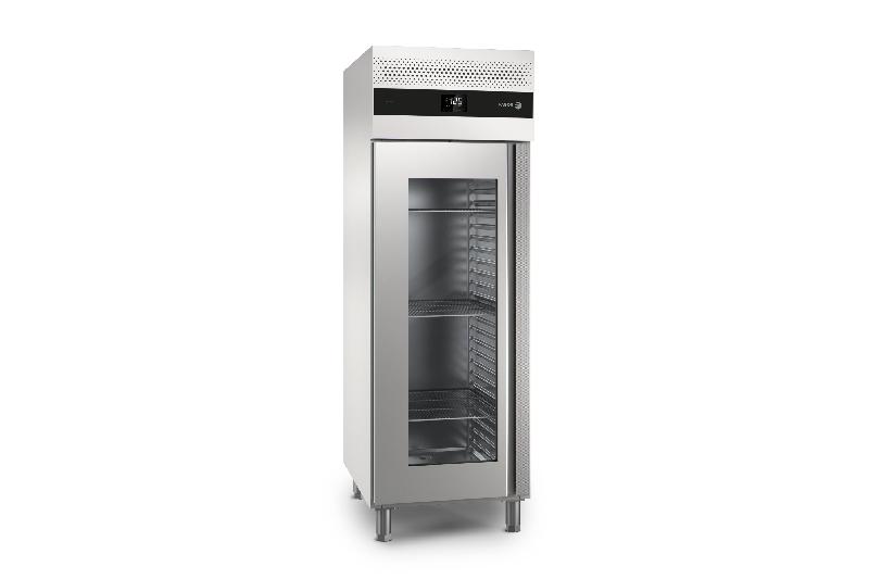 Armoire réfrigérée positive ADVANCE Gastronom 1 porte vitrée  610L Fagor Professional - jeu de 4 roulettes_0