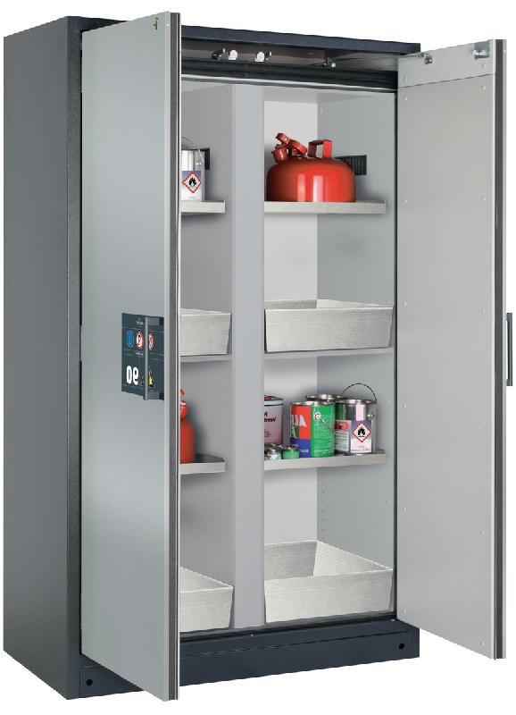ARMOIRE SÉCURITÉ Q-CLASSIC-90 Q90.195.120.MM GRIS/ARGENT - MANUTAN COLLECTIVITÉS