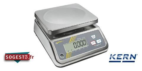 BALANCE DE TABLE ROBUSTE PEU ENCOMBRANTE PROTÉGÉE PAR L'INOX ET IP65