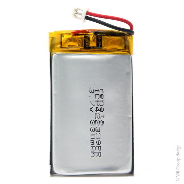Batterie Li-Po 1S1P ICP422339PR + PCM UN38.3 - 3.7V 330mAh - Connecteur Molex - Certifiée UN38.3_0