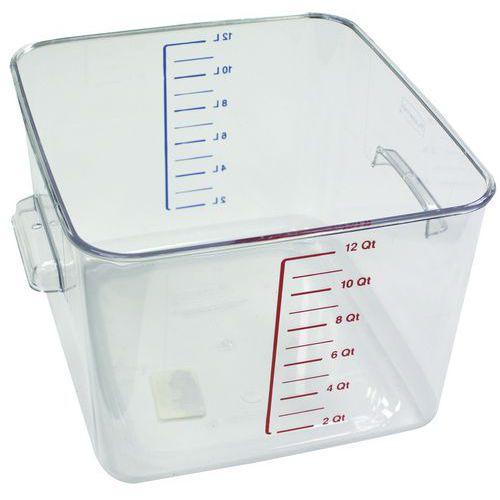 BOÎTE CARRÉE DE STOCKAGE 114 L TRANSPARENT - RUBBERMAID