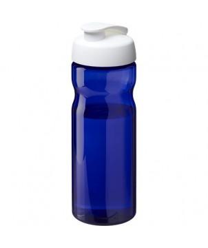 BOUTEILLE DE SPORT H2O ACTIVE ECO BASE 650ML AVEC COUVERCLE À BASCULE BLANC - GOURDES DE SPORT PUBLICITAIRES PERSONNALISÉES
