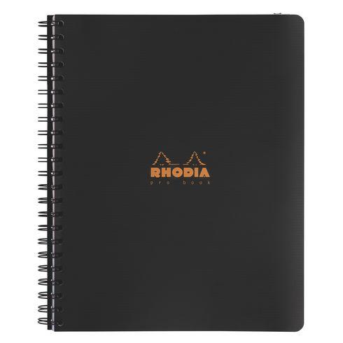 CAHIER SPIRALE PROBOOK RHODIACTIVE A4 LIGNÉ 23 X 30 CM - 160 PAGES
