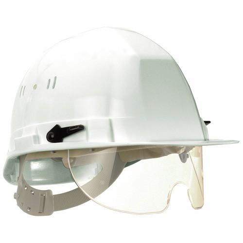 CASQUE DE PROTECTION AVEC LUNETTES INTÉGRÉES - VISIOCÉANIC - BLANC TALIAPLAST