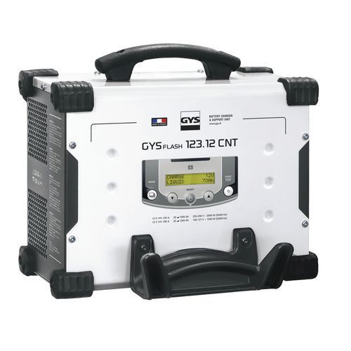 CHARGEUR DE BATTERIE GYSFLASH 123.12 CNT FV (CÂBLES 5 M)