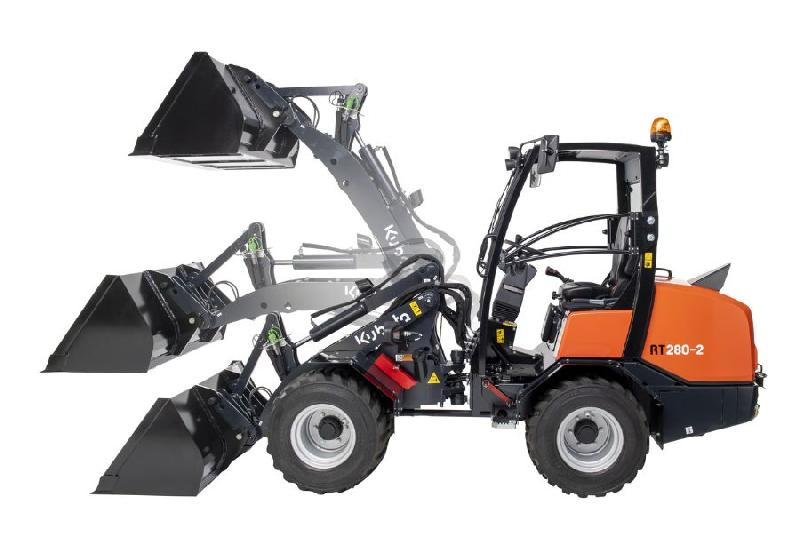 Chargeuse sur pneus Kubota RT280-2 - 36 kW - 2 750 kg - Hauteur 2 498 mm_0