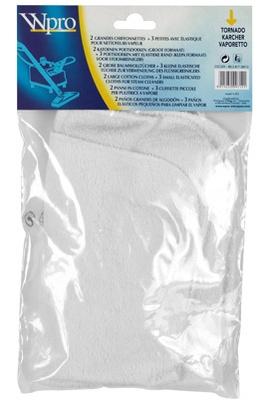 ACCESSOIRE NETTOYEUR VAPEUR WPRO - CHIFFONNETTES CSC239