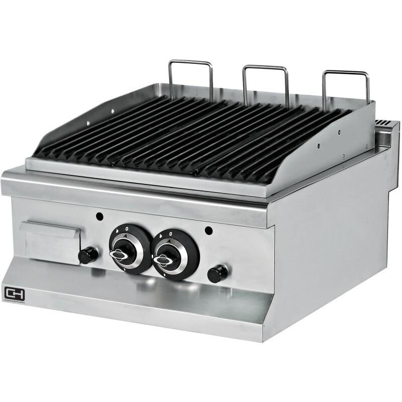 Climahosteleria Barbecue à gaz de table en pierre volcanique 13 kW 600x635x285h mm EMP6LG020 Línea 600 Estambul - EMP6LG020_0