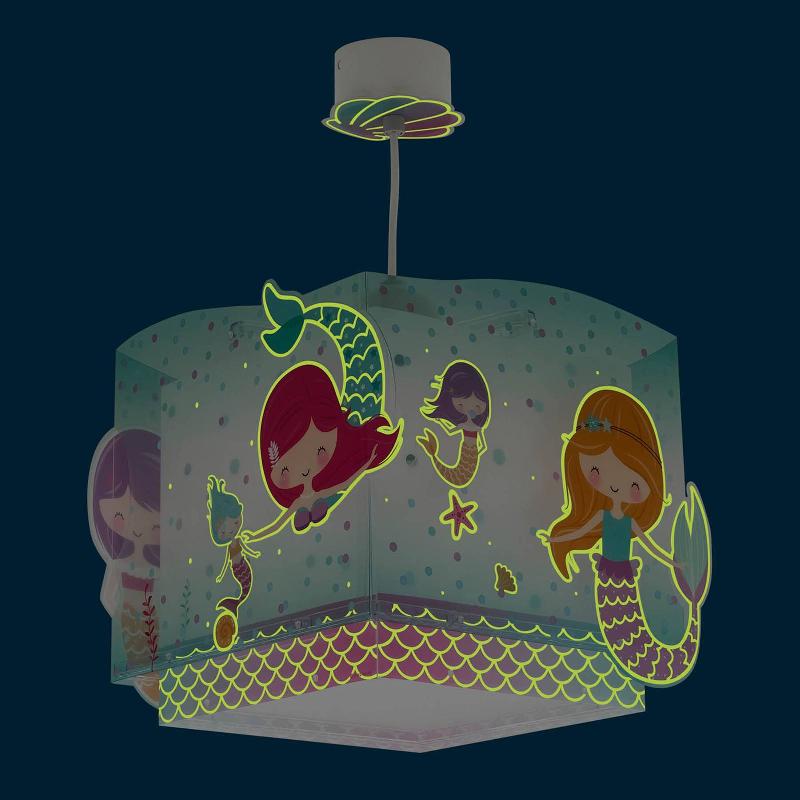 DALBER MERMAIDS SUSPENSION, MOTIF SIRÈNES