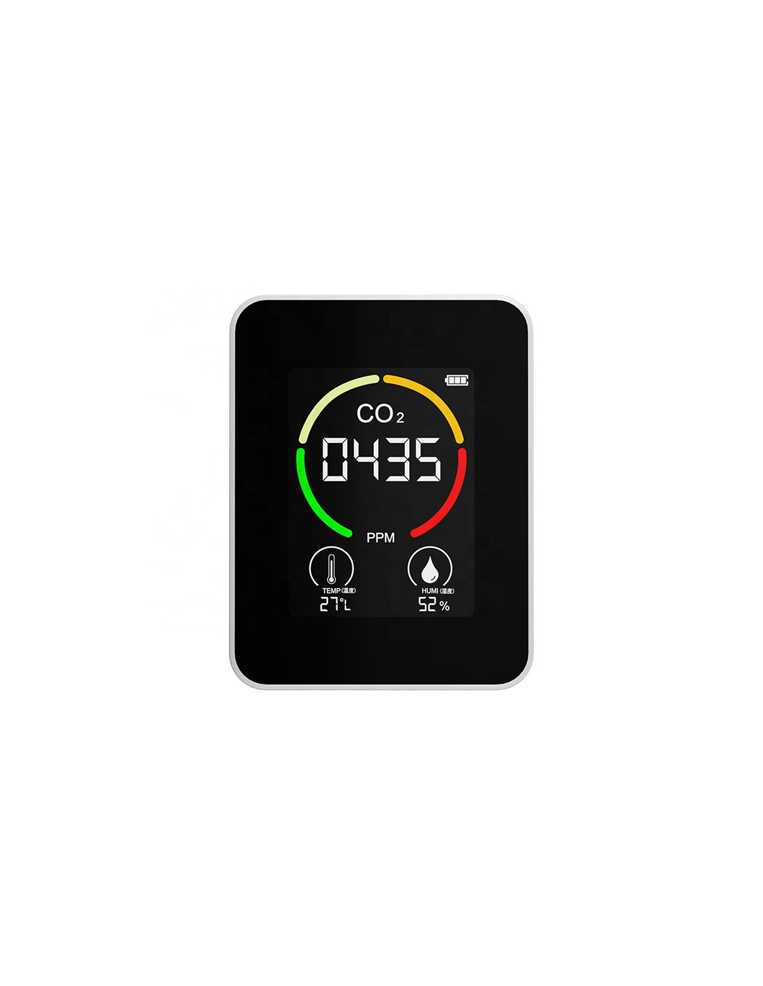 Détecteur de CO2 SmartCO2 - Capteur NDIR avancé, surveillance CO2, humidité et température_0