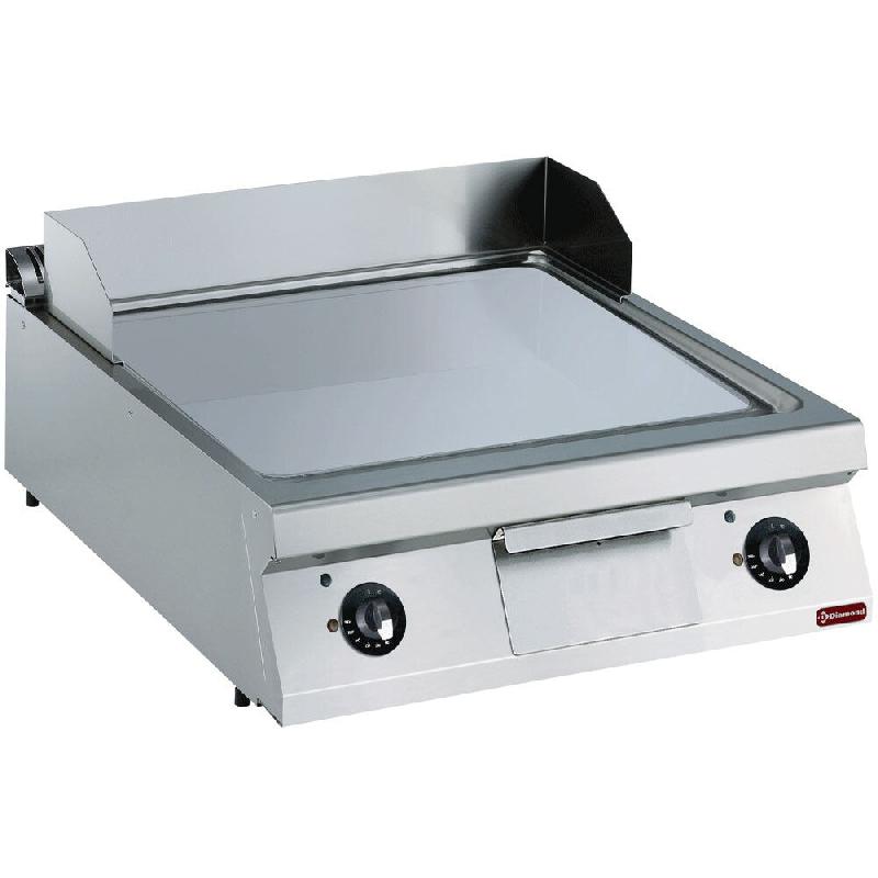 Diamond - Plaque de cuisson électrique lisse avec plaque au chrome dur 