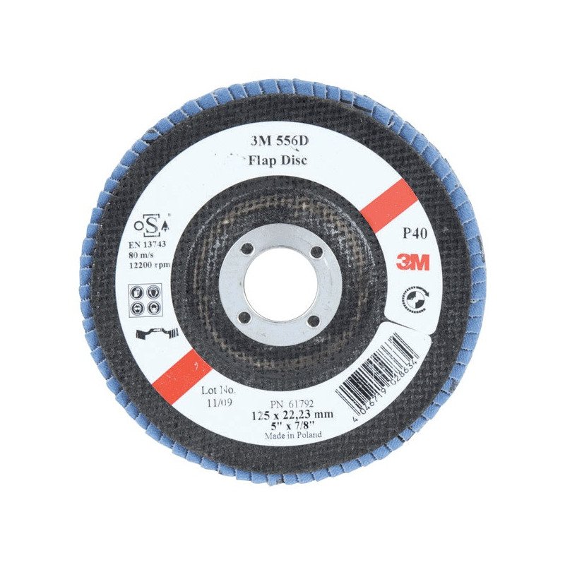 DISQUE À LAMELLES PLAT 566A G120 - 3M ABRASIFS - 65040