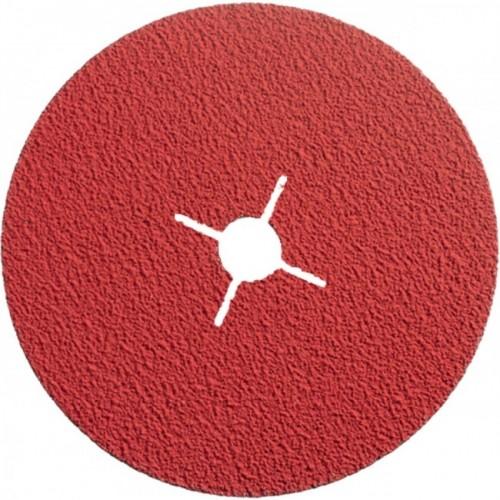 DISQUE FIBRE QUANTUM - GRAIN CÉRAMIQUE SG 80 -DIAMÈTRE 115MM-PAR 25 NORTON