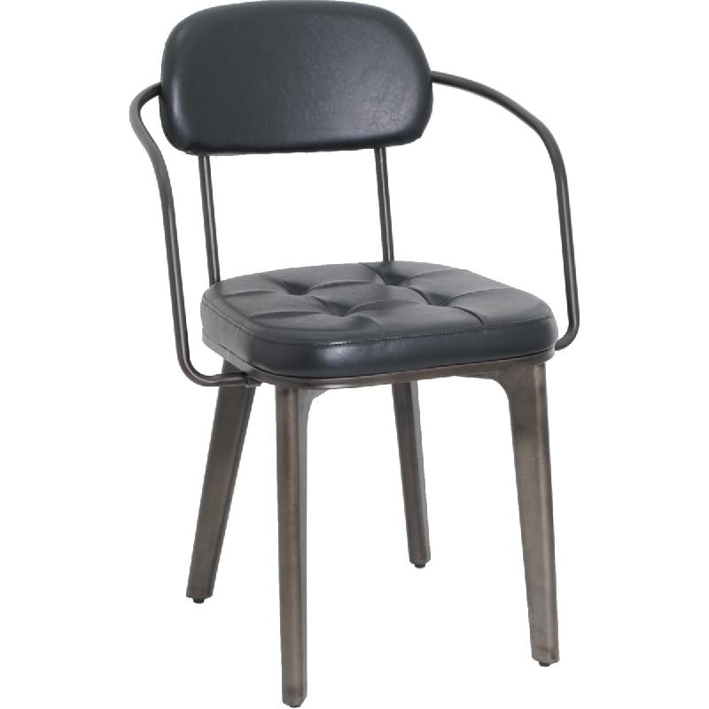 Fauteuil LANESTER acier garni - industriel - intérieur - 03900004NOISEM_0