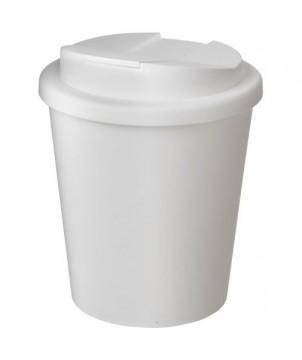 GOBELET ISOLANT ESPRESSO BRITE-AMERICANO 250ML AVEC COUVERCLE ANTI-FUITE - BLANC - GOBELETS ET MUGS PERSONNALISÉS