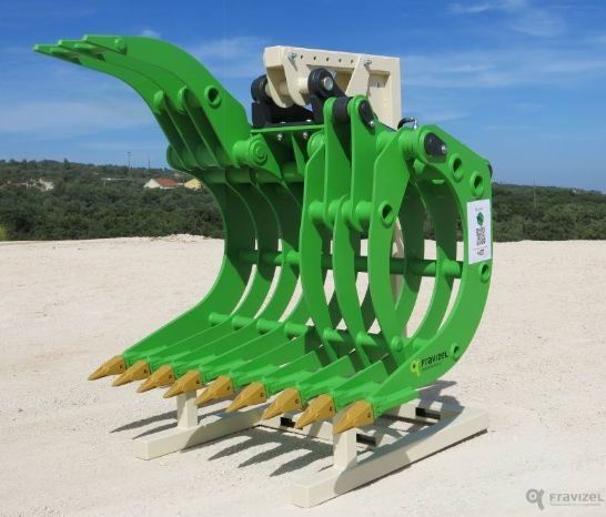 Godet pince hydraulique - 1200x1600x1150 à 2500x2300x2240 mm - Double ligne - 14 à 42 tonnes_0