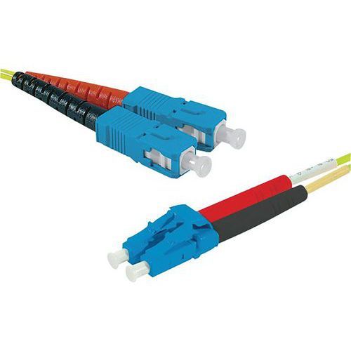 JARRETIÈRE OPTIQUE 50M JAUNE MONO OS2 9/125 SC-UPC/SC-UPC