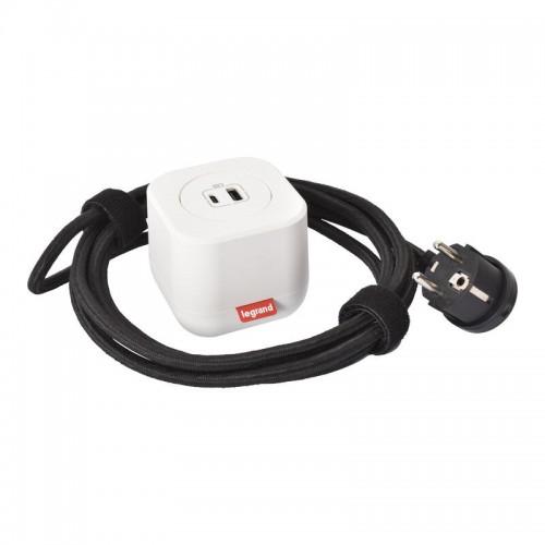 KIT CHARGEUR USB-A ET USB-C - INCARA™ ELECTR'ON - BLANC LEGRAND