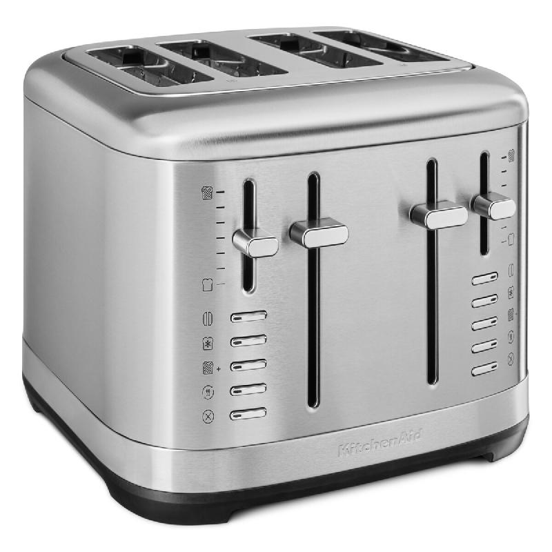 KitchenAid Grille-pain 4 tranches 5KMT4109ESX, acier inoxydable, argent - argenté inox 68258_0