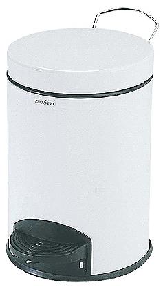 POUBELLE MÉTAL À PÉDALE AVEC SEAU INTÉRIEUR SANÉLIA 3L INOX - MANUTAN COLLECTIVITÉS