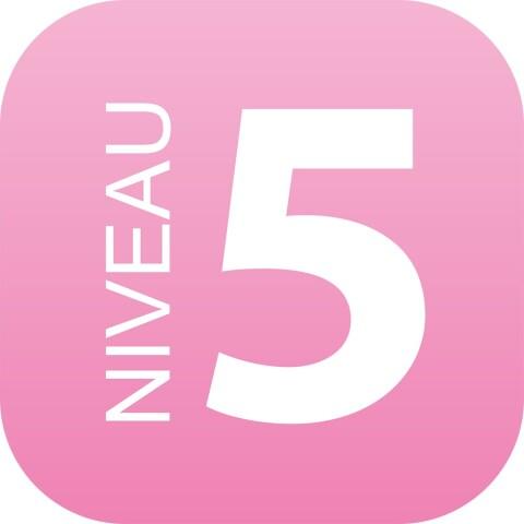 LOT DE 2 - PLAQUE SIGNALÉTIQUE EN PLEXIGLAS PLEXI - NIVEAU 5 (ROSE)