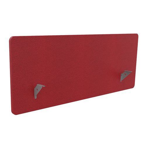 PANNEAU ÉCRAN ACOUSTIQUE 180 X 70 CM ROUGE - BURONOMIC