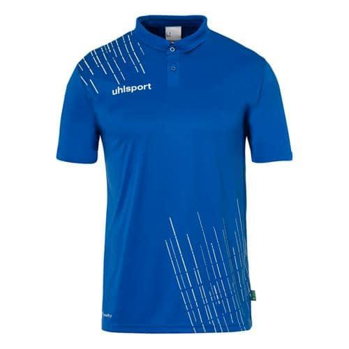 POLO POLYCOTON - UHLSPORT - SCORE 26 AZUR/BLANC