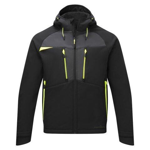 PORTWEST DX431 DX4 SOFTSHELL DOUBLÉE POLAIRE (3L) NOIR - TAILLE M