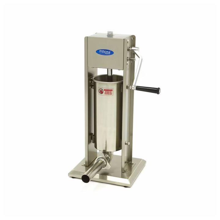 Poussoir à saucisses 5 Litres professionnel, vertical, 2 vitesses, 4 canules Ø16-38 mm_0