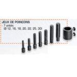 Presse hydraulique sur bâti 25 tonnes - piston mobile avec manomètre et pompe manuelle - 11581842_0
