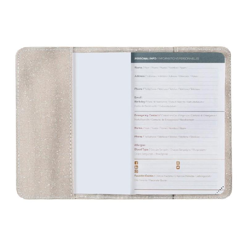 Quo Vadis - Agenda - 2027 - Affaires Color - Semainier - Multilingue - Ella - Beige - 13 mois de déc à déc - 10x15 cm - Papier Clairefontaine blanc_0