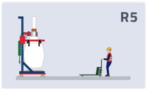 R5 - Station de remplissage pour big bags Mecabag - pesage agréé et retrait au transpalette_0