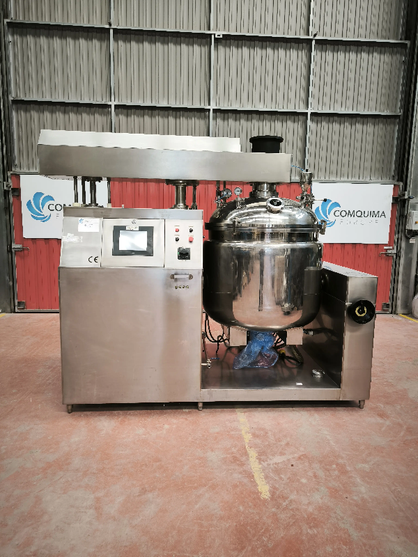 Réacteur en acier inoxydable tfzrj-500l-d 500 litres avec agitation, double enveloppe et résistances électriques_0