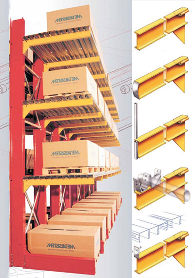 Rayonnages cantilevers unicant metalsistem_0