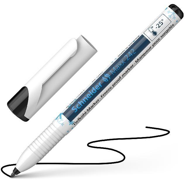 Schneider Marqueur pour surgelés Maxx 242 noir, blister 1 pièce - 50-72421_0