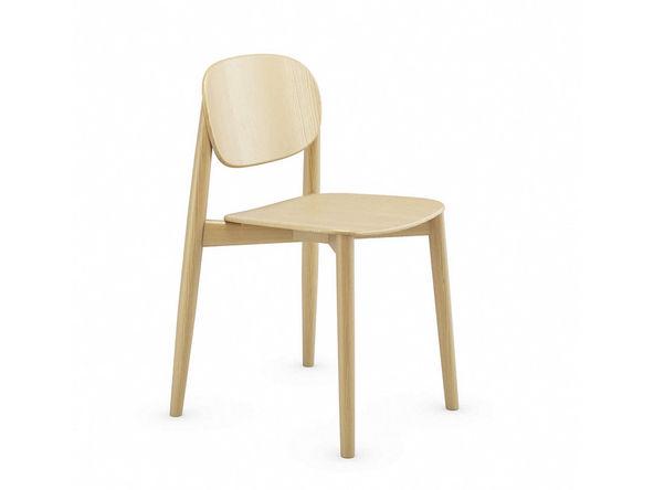 Lot de 4 chaises en bois de hêtre massif_0