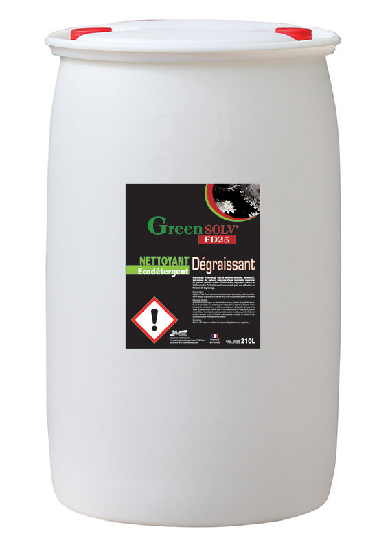 Solvant écologique Greensolv FD25 - dégraissant en phase aqueuse - Réf B000225, B000228, B000224_0