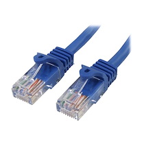 STARTECH.COM CÂBLE RÉSEAU CAT5E SANS CROCHET DE 50 CM - BLEU