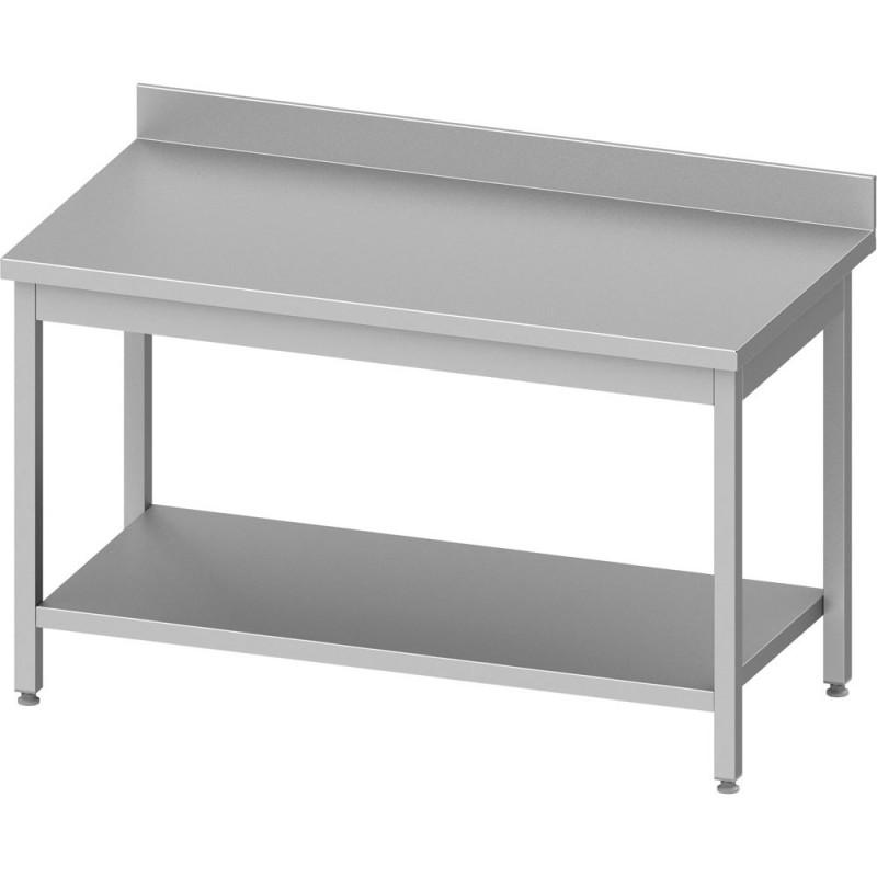 Table adossée avec étagère basse 1500x700x850 mm à monter - P950047150_0