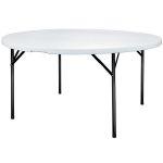 TABLE PLIANTE RONDE POLYPROPYLÈNE