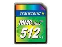 TRANSCEND - CARTE MÉMOIRE FLASH - 512 MO - MMCPLUS