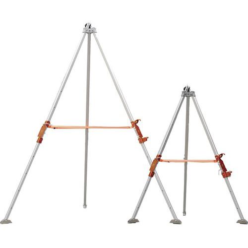 TRÉPIED TÉLESCOPIQUE ALU RÉGLABLE + 1 TIGE À ŒIL - DELTA PLUS