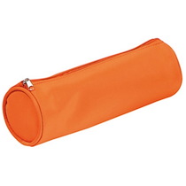 TROUSSE RONDE TENDANCE, EN NYLON, ORANGE - LOT DE 5