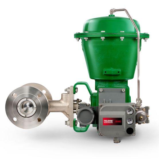 Vanne à boisseau excentrique Fisher V500 - Emerson - régulation rotative pour fluides difficiles_0