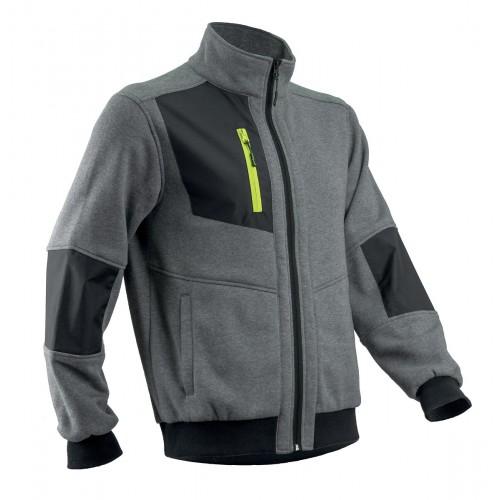 VESTE DE TRAVAIL THERMIQUE GRISE MIKAN - AVEC COL MONTANT - T S COVERGUARD